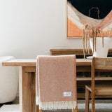 Rakaia Rust Throw