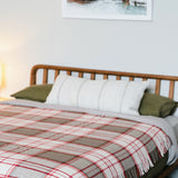 Ruanui Red Check Throw