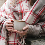 Ruanui Red Check Throw