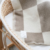 Beige Heritage Baby Blanket