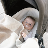 Beige Heritage Baby Blanket