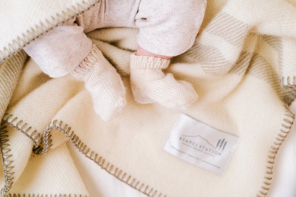 New Zealand Wool Blankets, Throws & Cot Blankets Ruanui Station