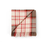 Ruanui Red Check Throw