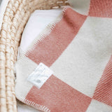 Pink Check Heritage Baby Blanket