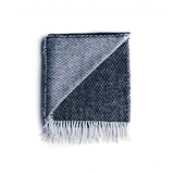 Napiers Bush navy throw