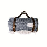 Napiers Bush Navy picnic blanket