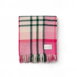 Pukehapua Pink Check Throw