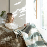Samways Sage Stripe Throw