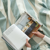 Samways Sage Stripe Throw