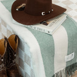 Samways Sage Stripe Throw
