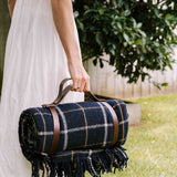 Takarangi Tartan picnic blanket