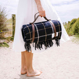 Takarangi Tartan picnic blanket