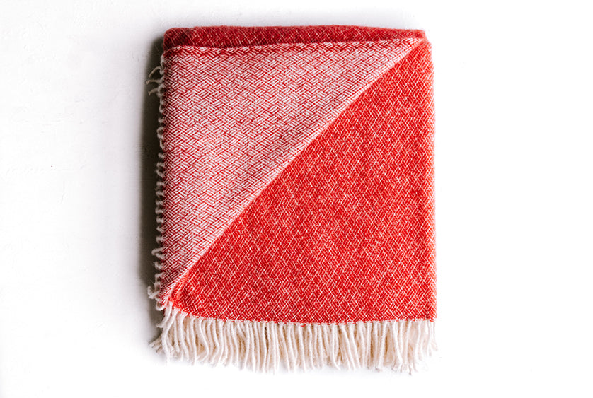 rakaia red throw
